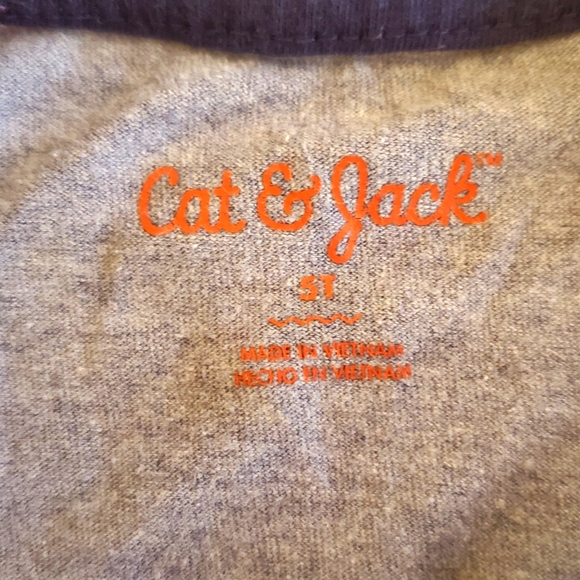 Cat & Jack Boys' Blue & Gray Short-Sleeve T-shirt - 5T - Picture 2 of 2